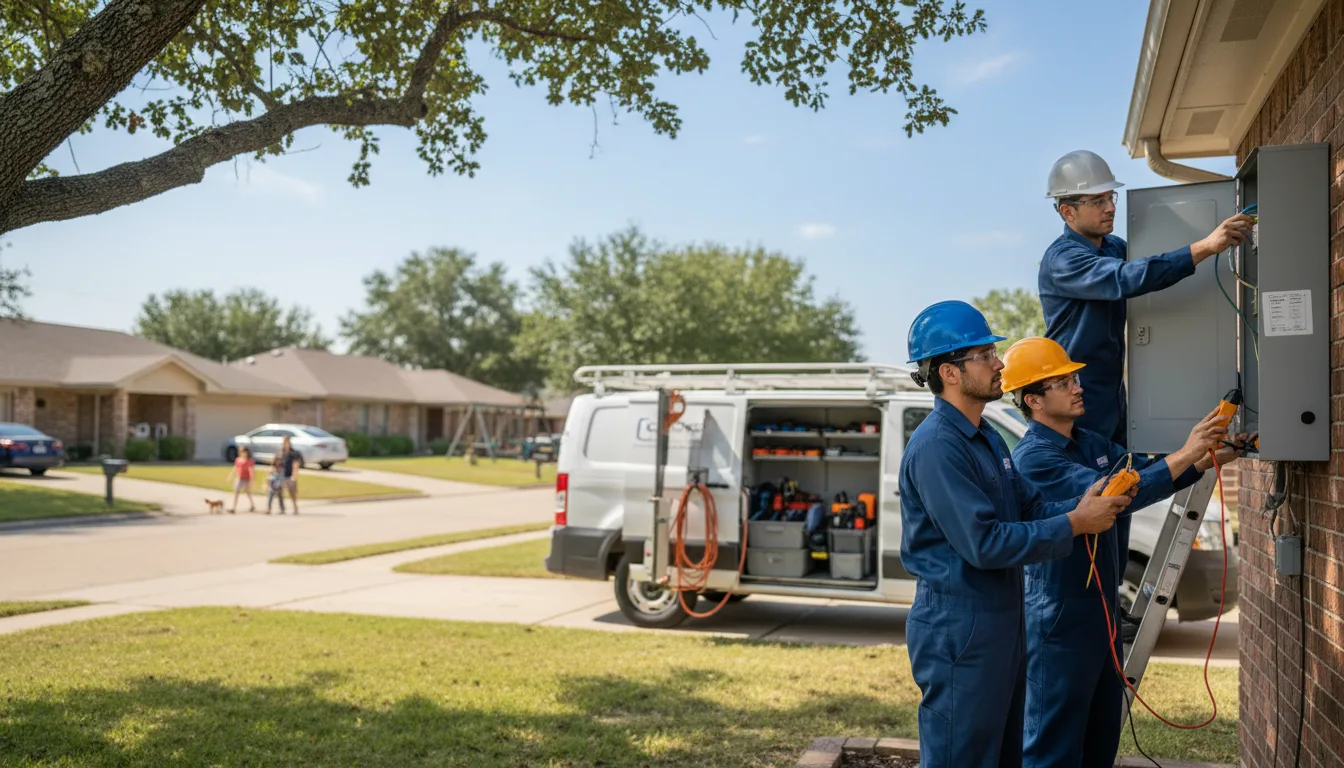 Certified electrician providing emergency electrical services in Ellsworth, IA